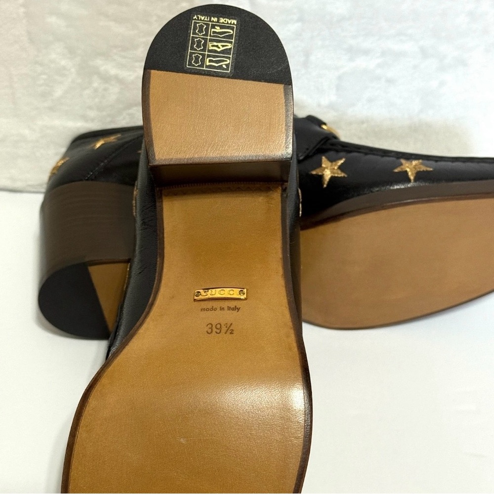 Gucci Horsebit Vegas Loafer Embroidered Stars Loafer Saks Exclusive 39.5 BNWT - Picture 5 of 9